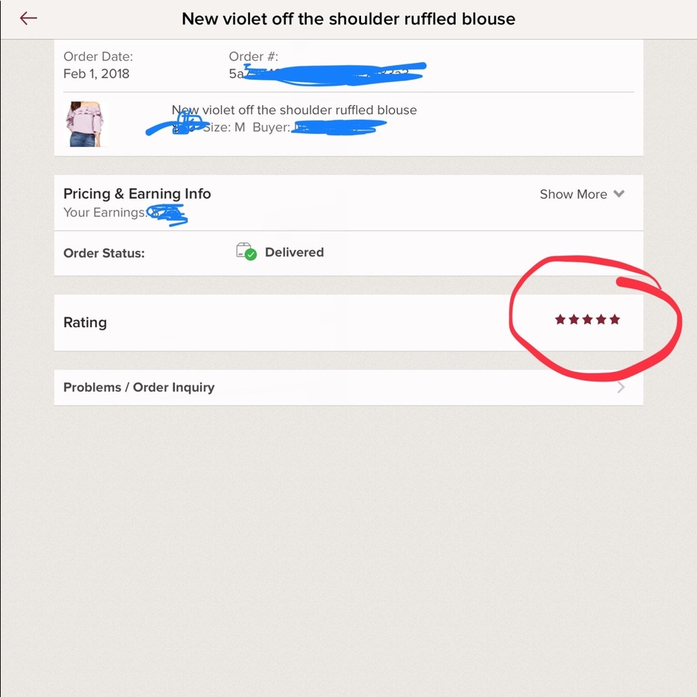 Purple off shoulder ruffled blouse extra small - Picture 7 of 7